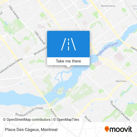 Place Des Cageux map