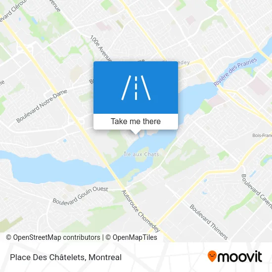 Place Des Châtelets map