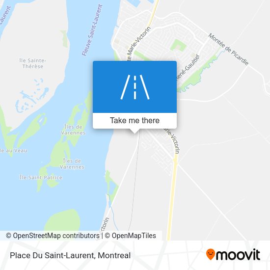 Place Du Saint-Laurent map