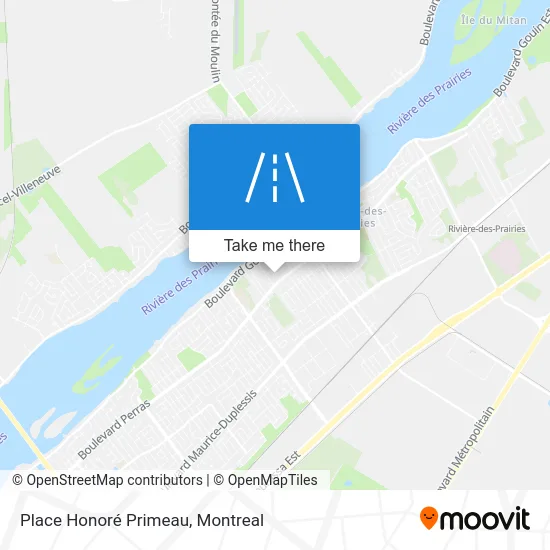 Place Honoré Primeau map