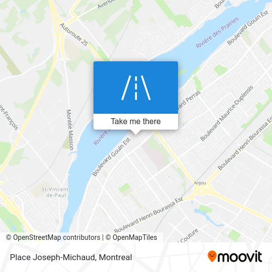 Place Joseph-Michaud map