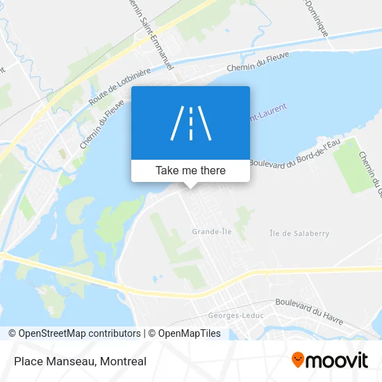 Place Manseau map