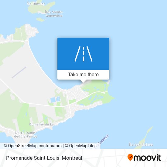 Promenade Saint-Louis map