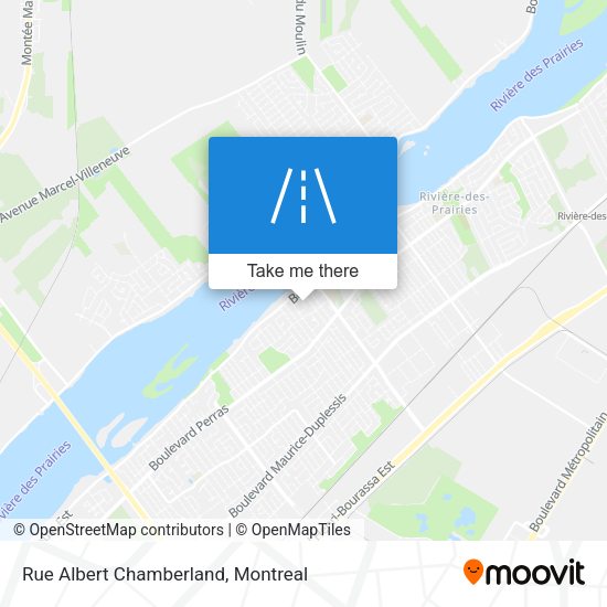 Rue Albert Chamberland map
