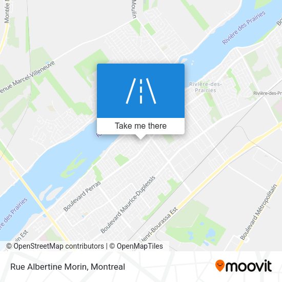Rue Albertine Morin map