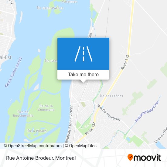 Rue Antoine-Brodeur map