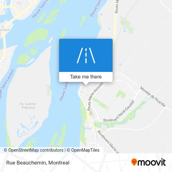 Rue Beauchemin map