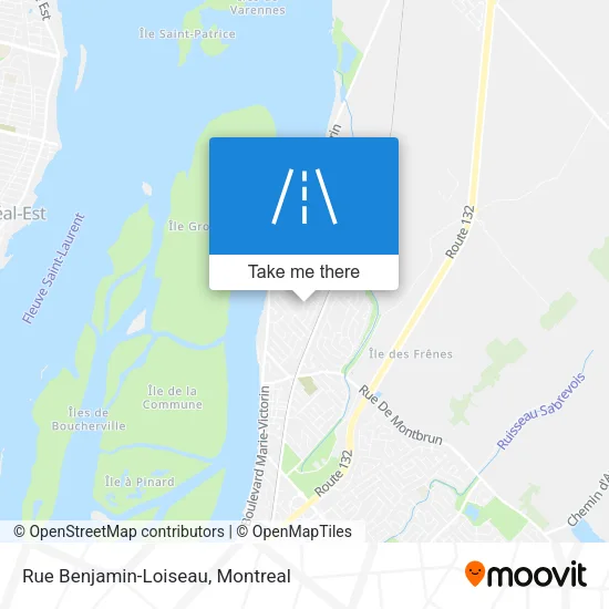 Rue Benjamin-Loiseau map