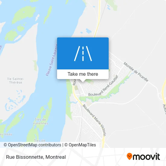 Rue Bissonnette map