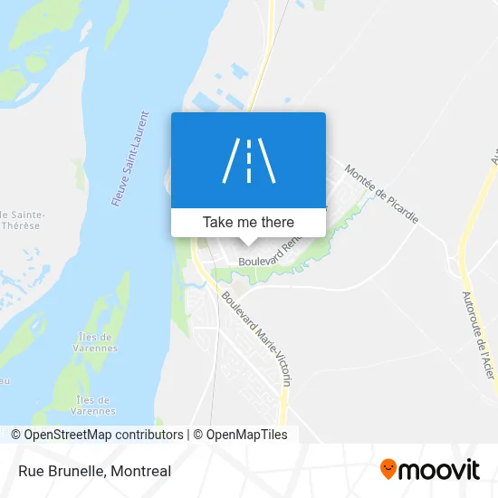 Rue Brunelle map