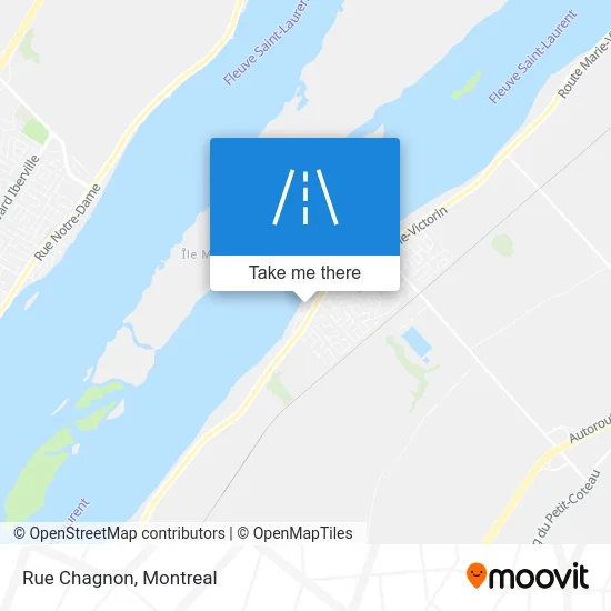 Rue Chagnon map