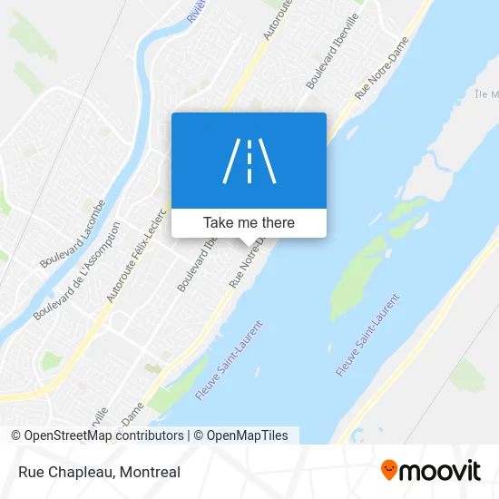 Rue Chapleau map