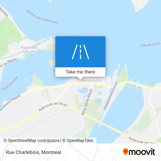 Rue Charlebois map