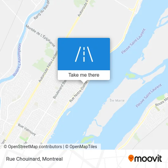 Rue Chouinard map