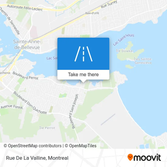 Rue De La Valline map