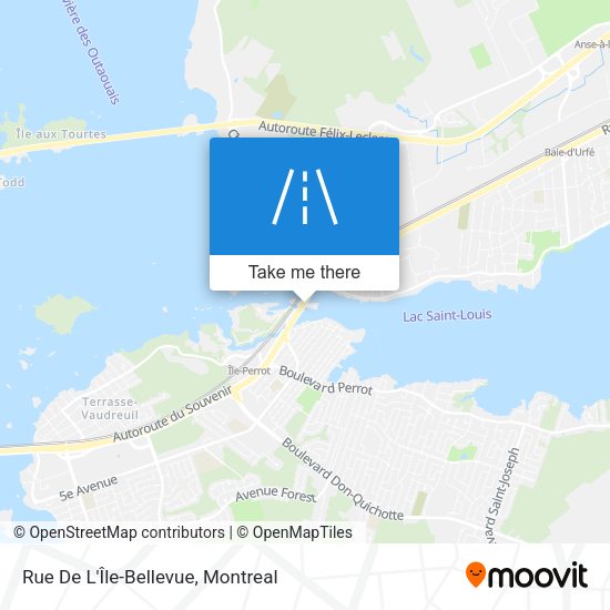 Rue De L'Île-Bellevue map