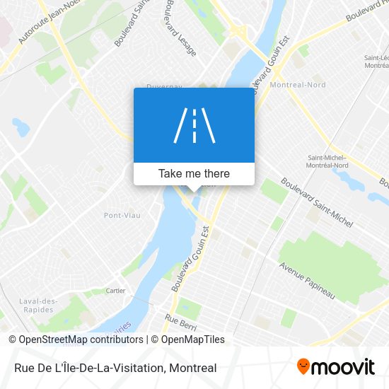 Rue De L'Île-De-La-Visitation map