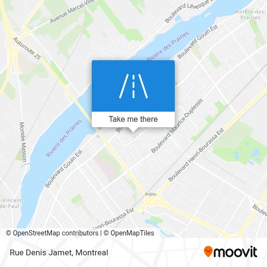 Rue Denis Jamet map