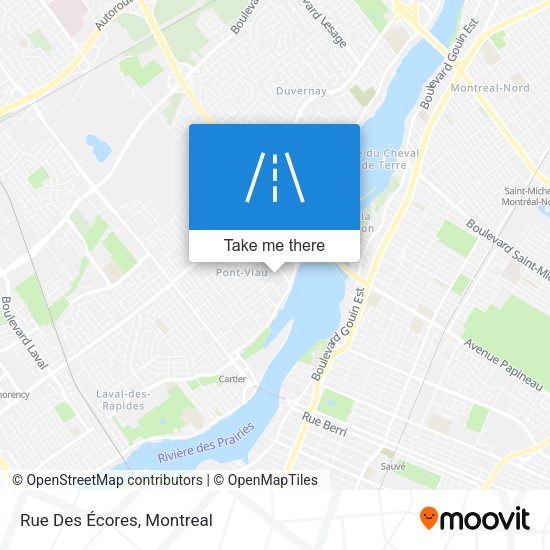 Rue Des Écores map