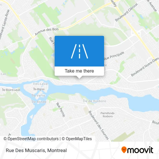 Rue Des Muscaris map