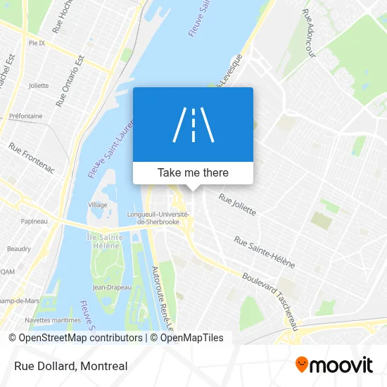 Rue Dollard map