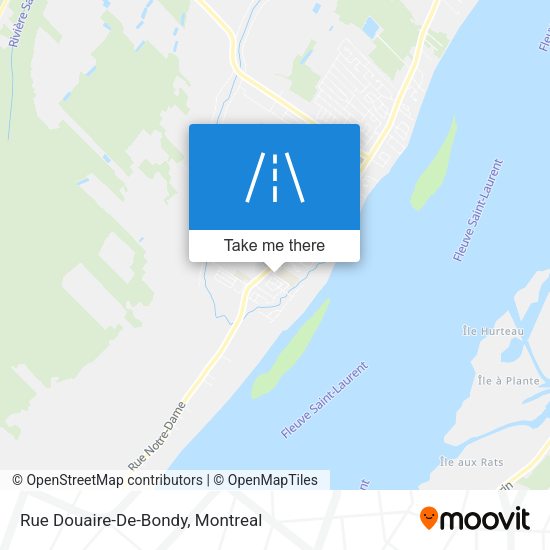 Rue Douaire-De-Bondy map