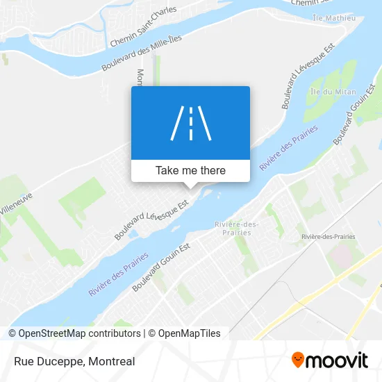 Rue Duceppe map