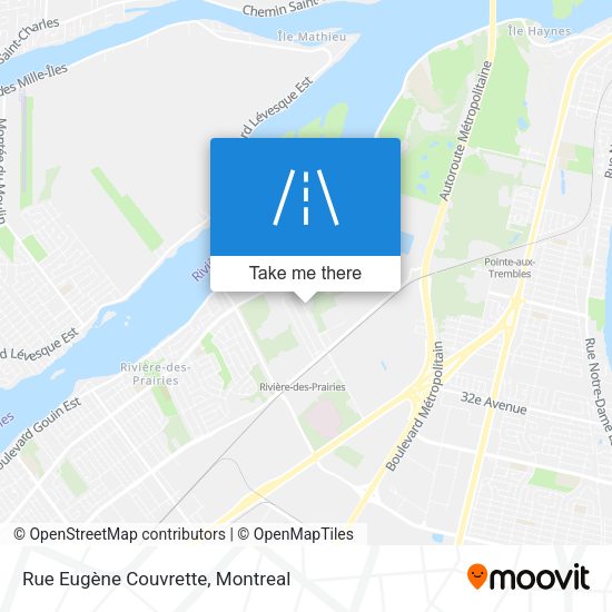 Rue Eugène Couvrette map