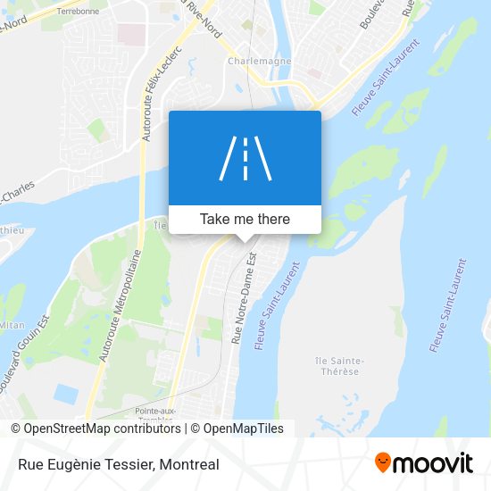 Rue Eugènie Tessier map