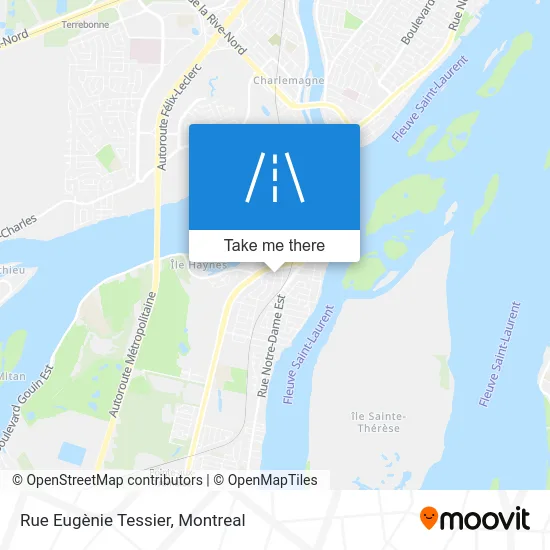 Rue Eugènie Tessier map