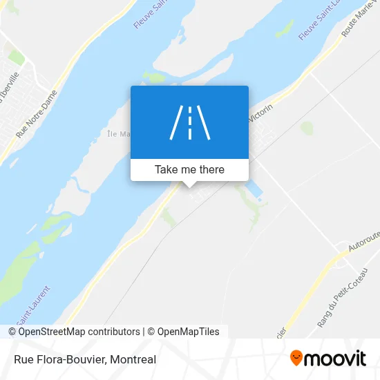 Rue Flora-Bouvier map