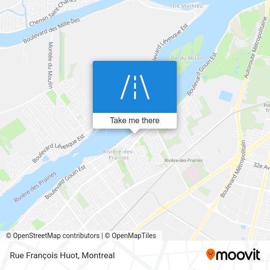 Rue François Huot map