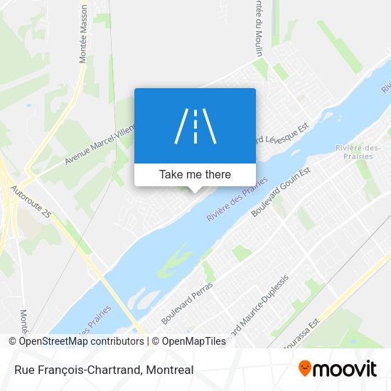 Rue François-Chartrand map
