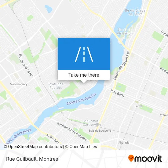 Rue Guilbault map