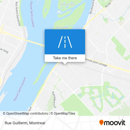 Rue Guillerm map