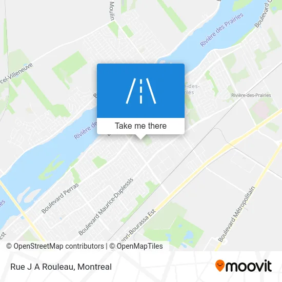 Rue J A Rouleau map