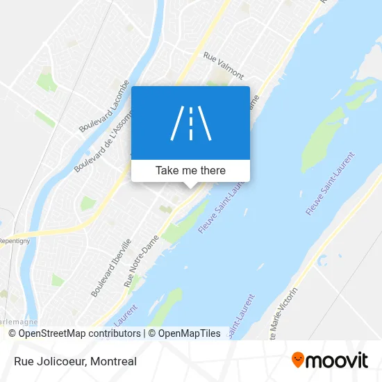 Rue Jolicoeur map