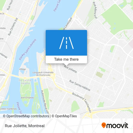 Rue Joliette map