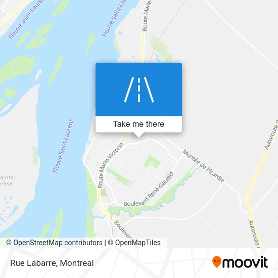 Rue Labarre map