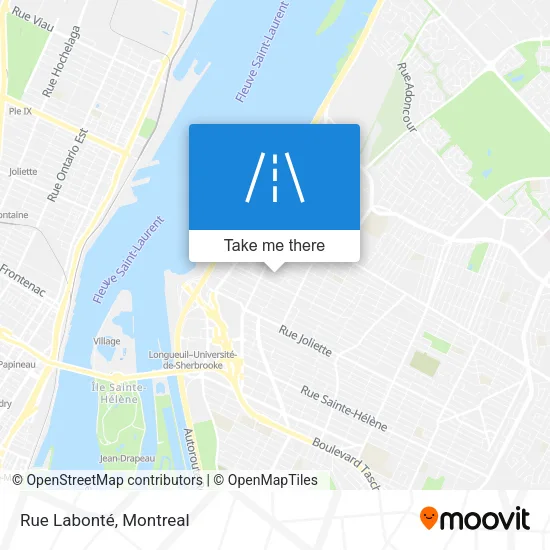 Rue Labonté map