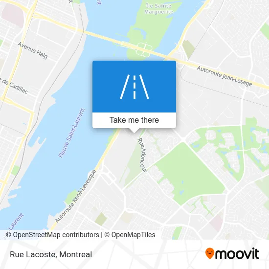 Rue Lacoste map