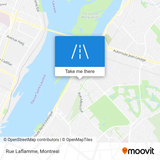 Rue Laflamme map