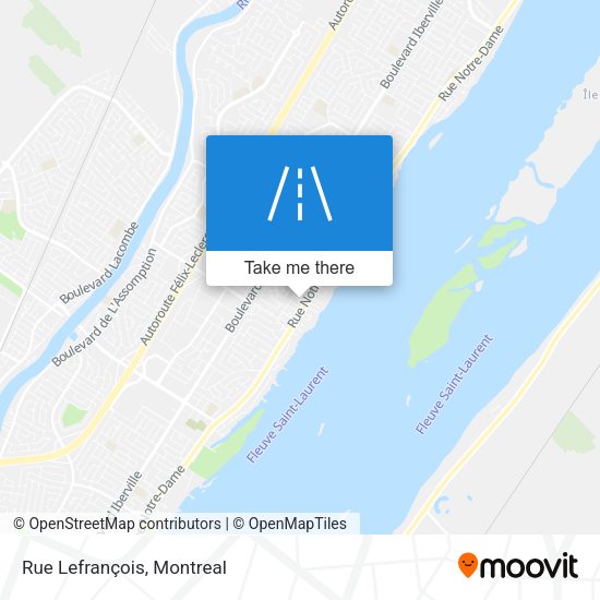 Rue Lefrançois map