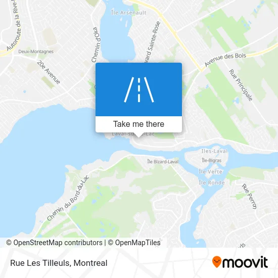 Rue Les Tilleuls map