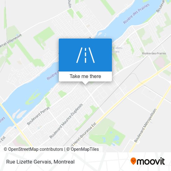 Rue Lizette Gervais map