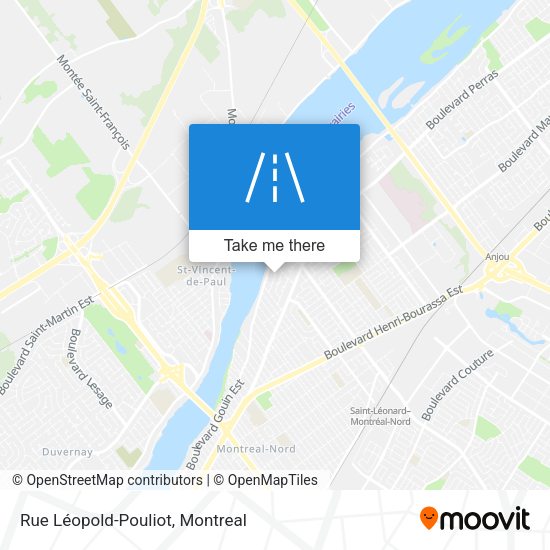 Rue Léopold-Pouliot map