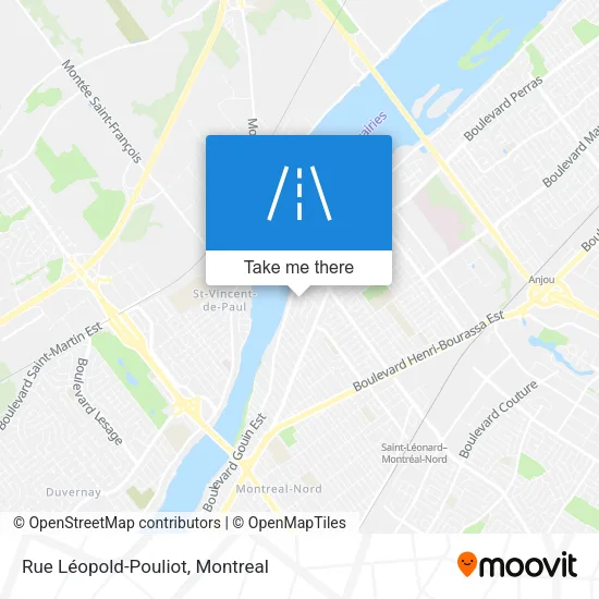 Rue Léopold-Pouliot map