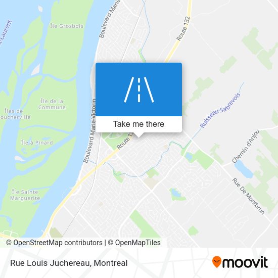 Rue Louis Juchereau map