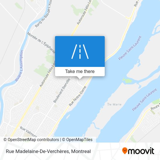 Rue Madelaine-De-Verchères map