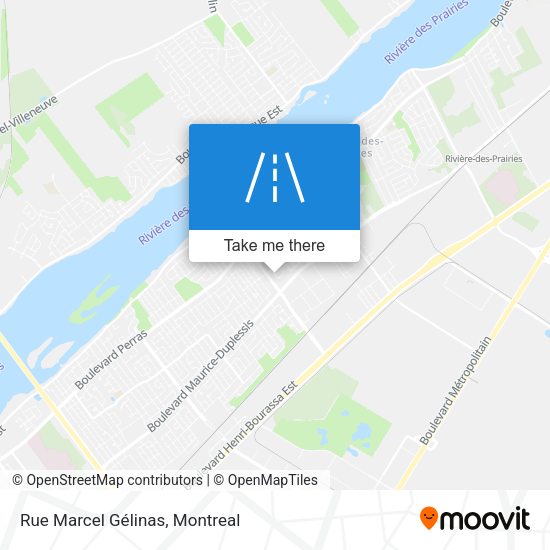 Rue Marcel Gélinas map